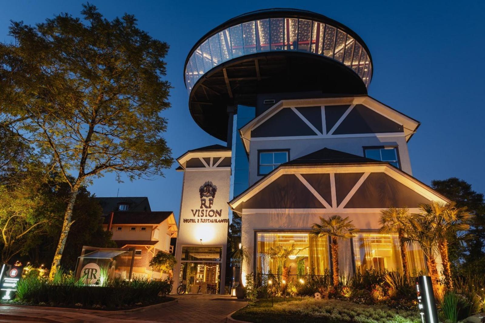 Hotel E Restaurante Giratorio Rf Vision - A Melhor Vista 360 De グラマド エクステリア 写真